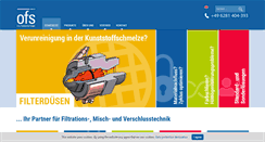 Desktop Screenshot of ofs-filtersysteme.de